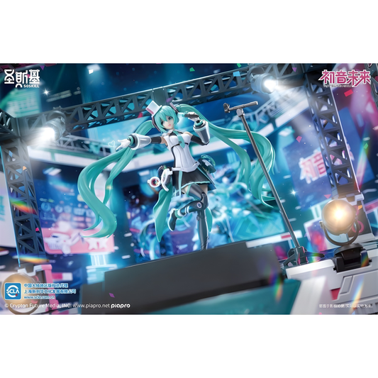 NEW! Hatsune Miku Performance Stage Model Kit - 16CM LED Concert Edition