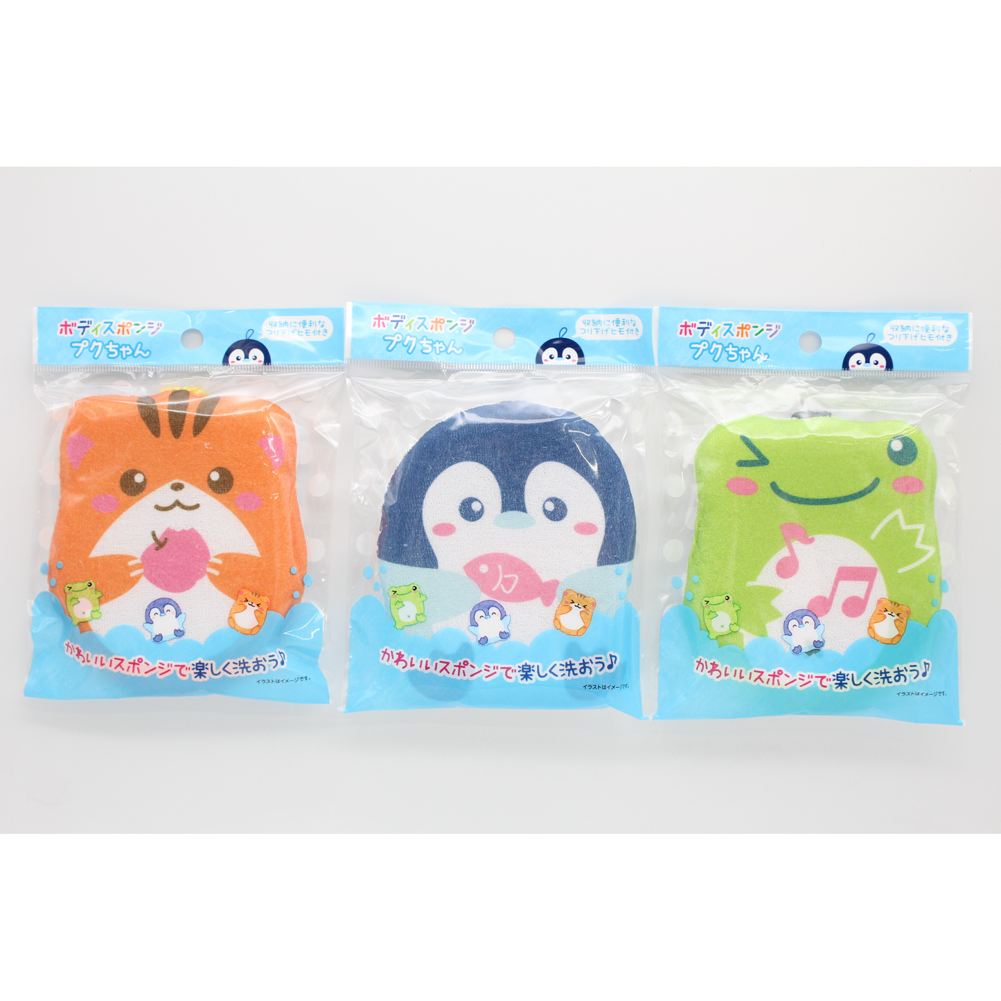 Pukuchan Animal Body Sponge