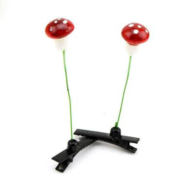 Mini Mushroom Plant Hair Clip