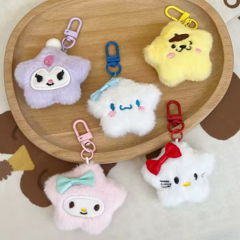 Keychains - Fuzzy Sanmimi Star