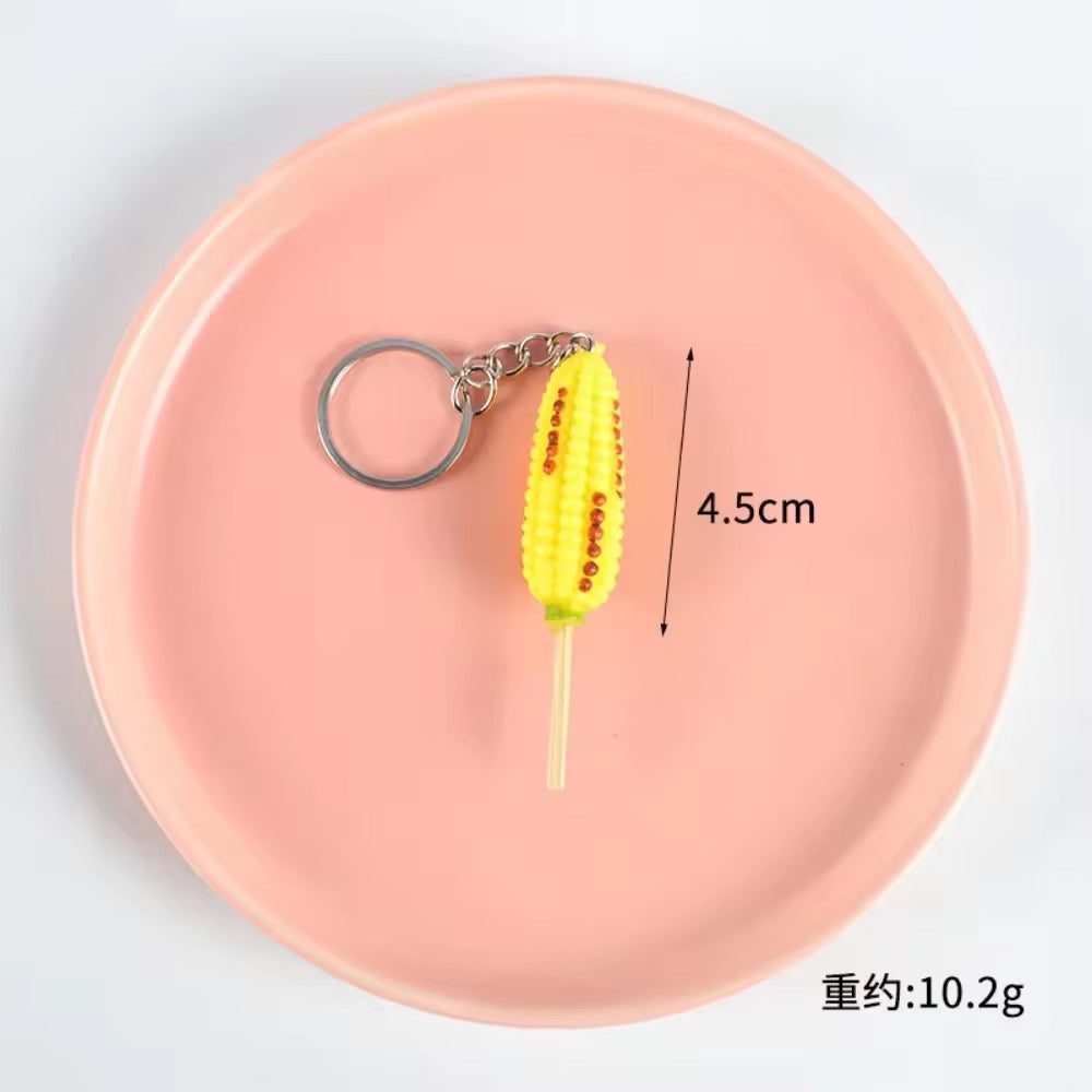 Yatai Food Skewer Keychains