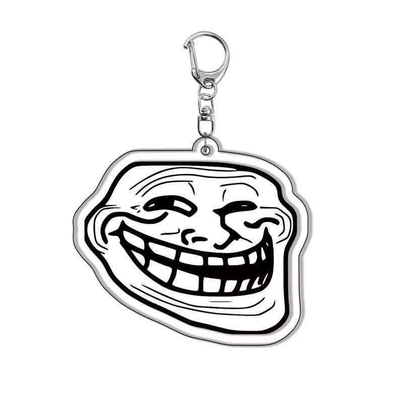 Keychain Meme Face