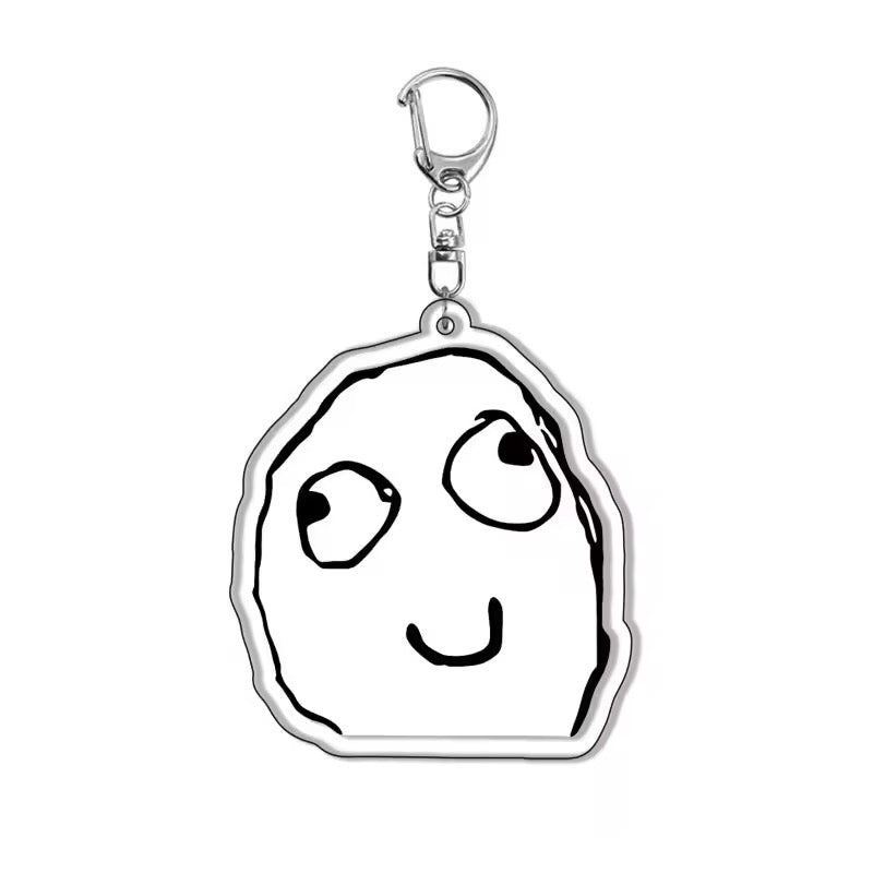 Keychain Meme Face