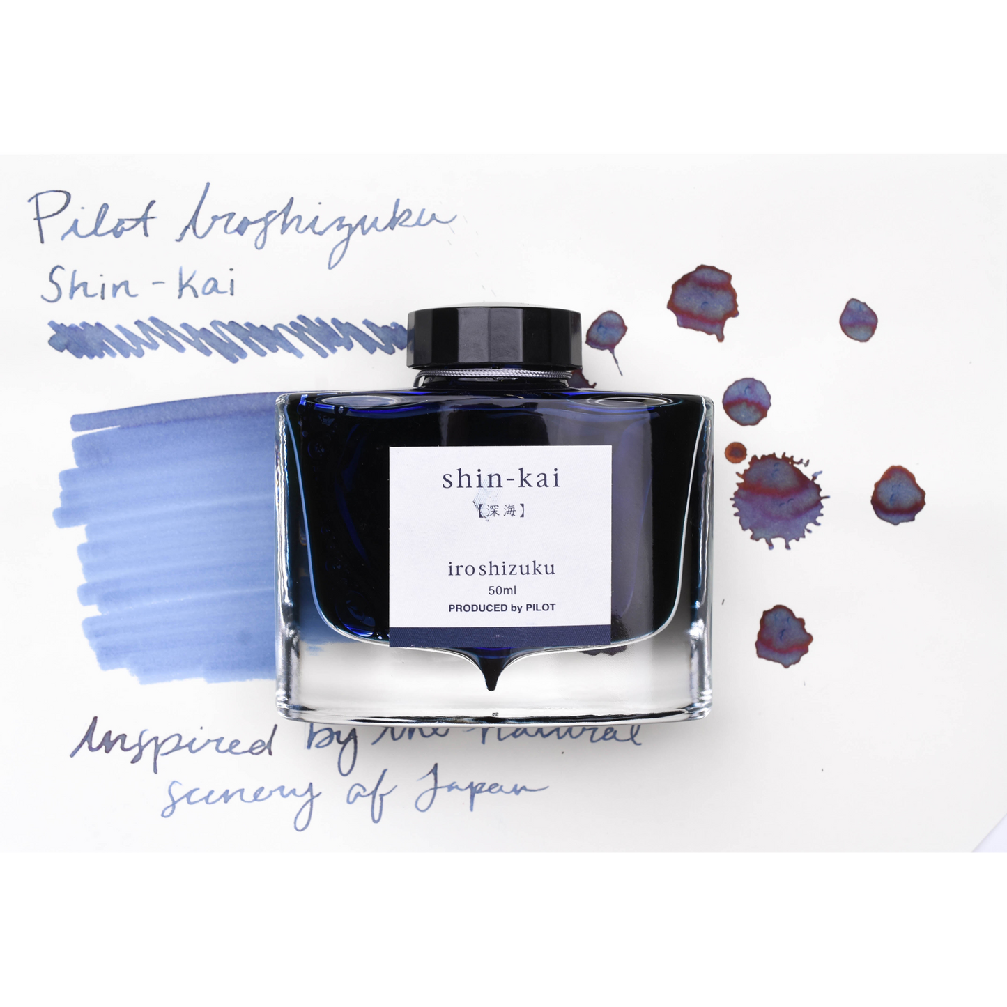 NEW! PILOT - Iroshizuku - Deep Sea (Shin-kai) - 50ml Fountain Pen Ink