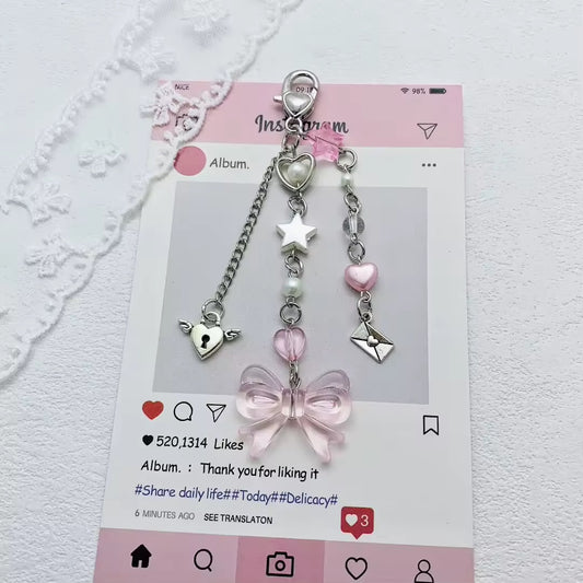 NEW! Keychain - Sweetheart Letter - Best Friends Key & Lock Charm