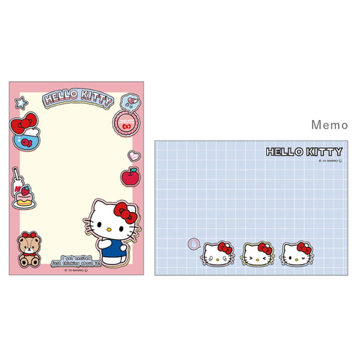 (COMING SOON) T’s Factory Sanrio Characters Mini Memo Pad – Hello Kitty