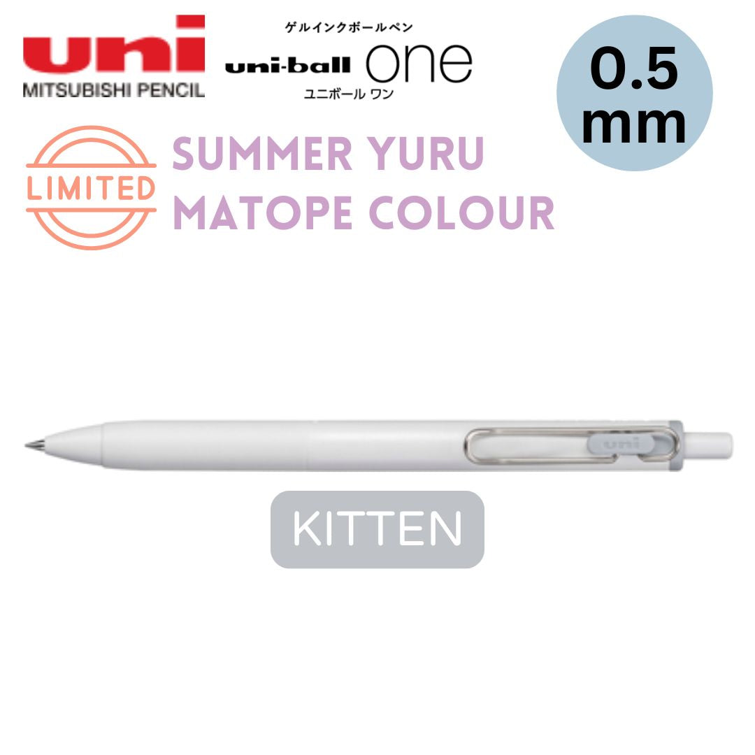 Uni-Ball One Limited Edition Gel Pen - 0.5mm - Kitten