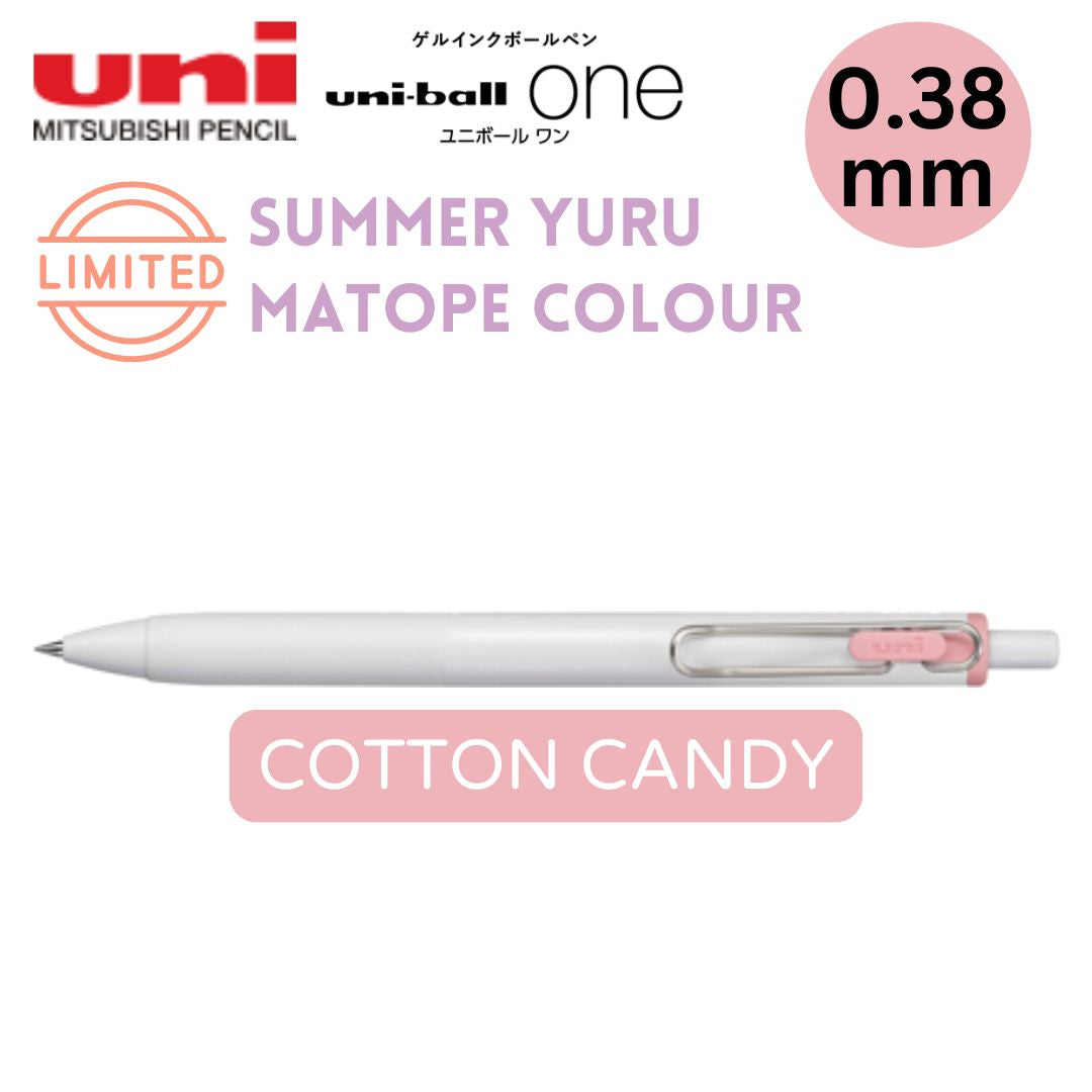 Uni-Ball One Limited Edition Gel Pen - 0.38mm - Cotton Candy