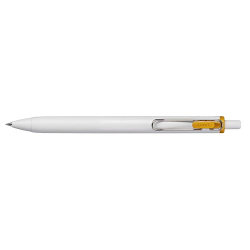 Uni-Ball One Metallic Series – 0.5mm Gel Ink Pen (White / Gold / Silver) ✨🖊️