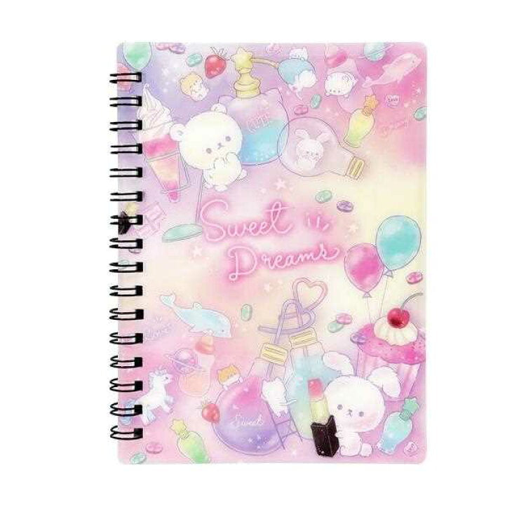 Carnet de rangement pour collection d'autocollants « Doux Rêves »