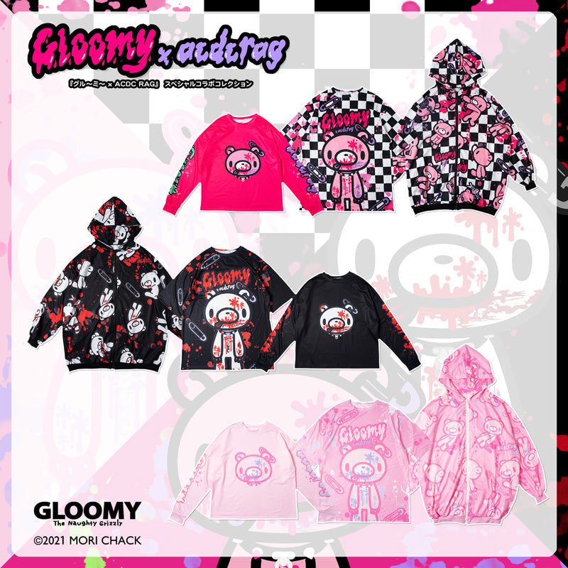 COMING SOON! ACDC RAG x Gloomy Bear - Black Oversized Tee Shirt