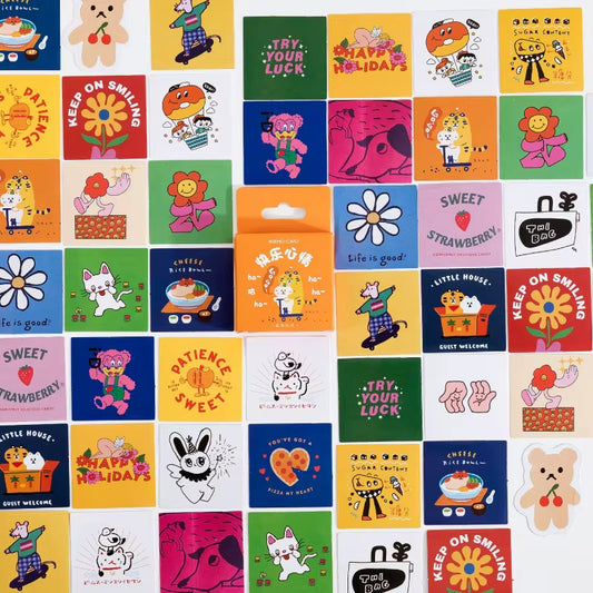 NEW! Sticker Box - Happy Mood - 45 Stickers