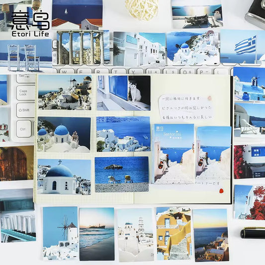 PRE-ORDER! Sticker Box - Santorini Photo - 45 Stickers