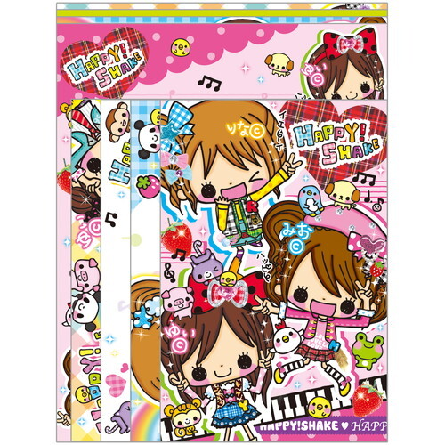 PRE-ORDER! Q-LiA - Retro Letter Set - Happy Shake!