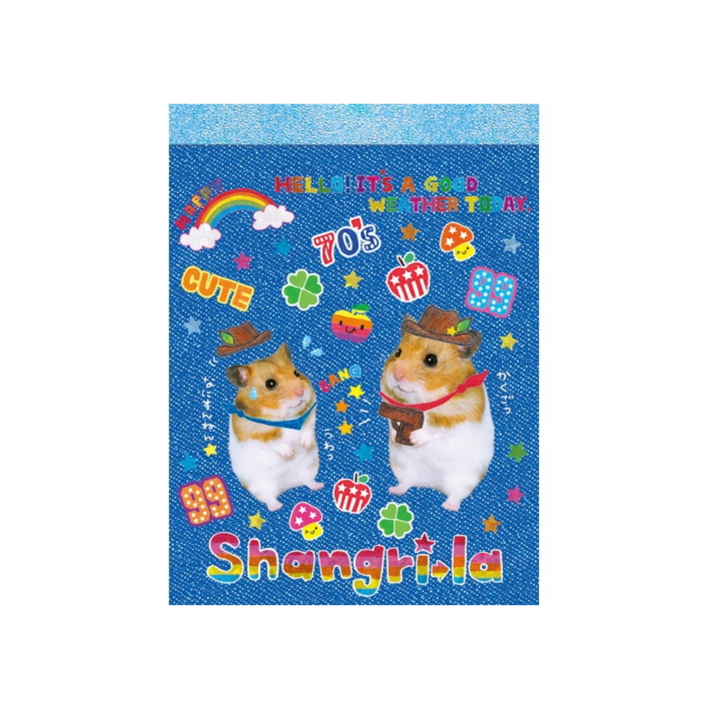 PRE-ORDER! Q-Lia - Retro Mini Memo Pad - Shangri-La Hamsters