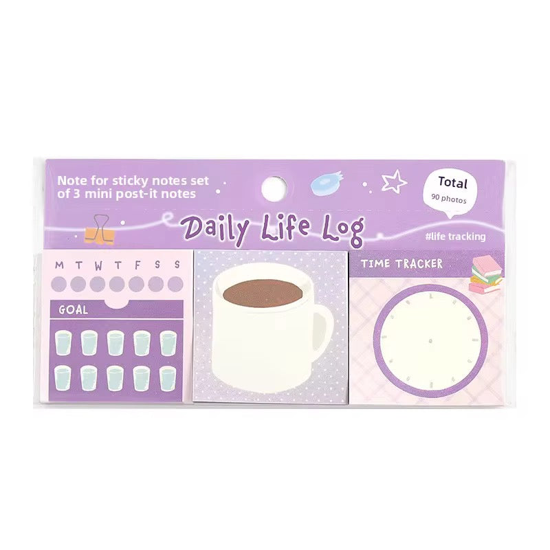 PRE-ORDER! Sticky Notes - Doudou Daily Life Mini Set