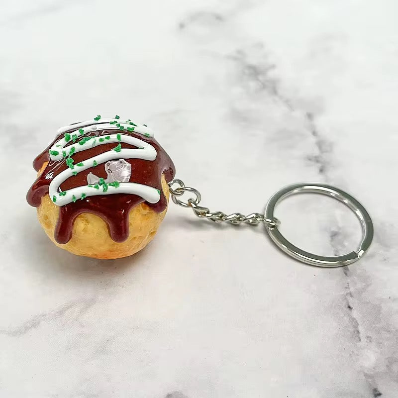 PRE-ORDER! Keychain - Takoyaki Japanese Street Food