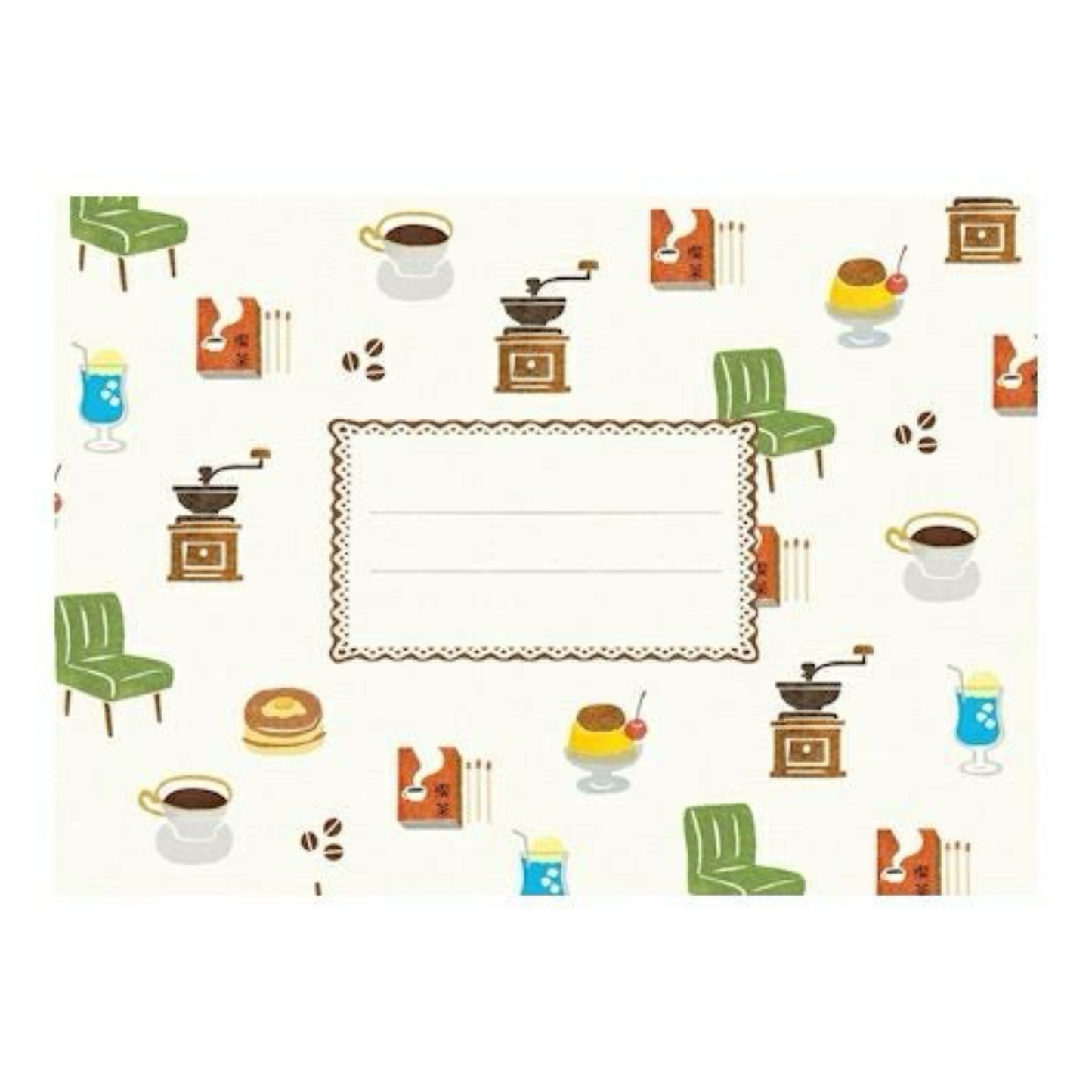 PRE-ORDER! Furukawa Shiko - Mino Washi - Letter Set - Coffee Shop