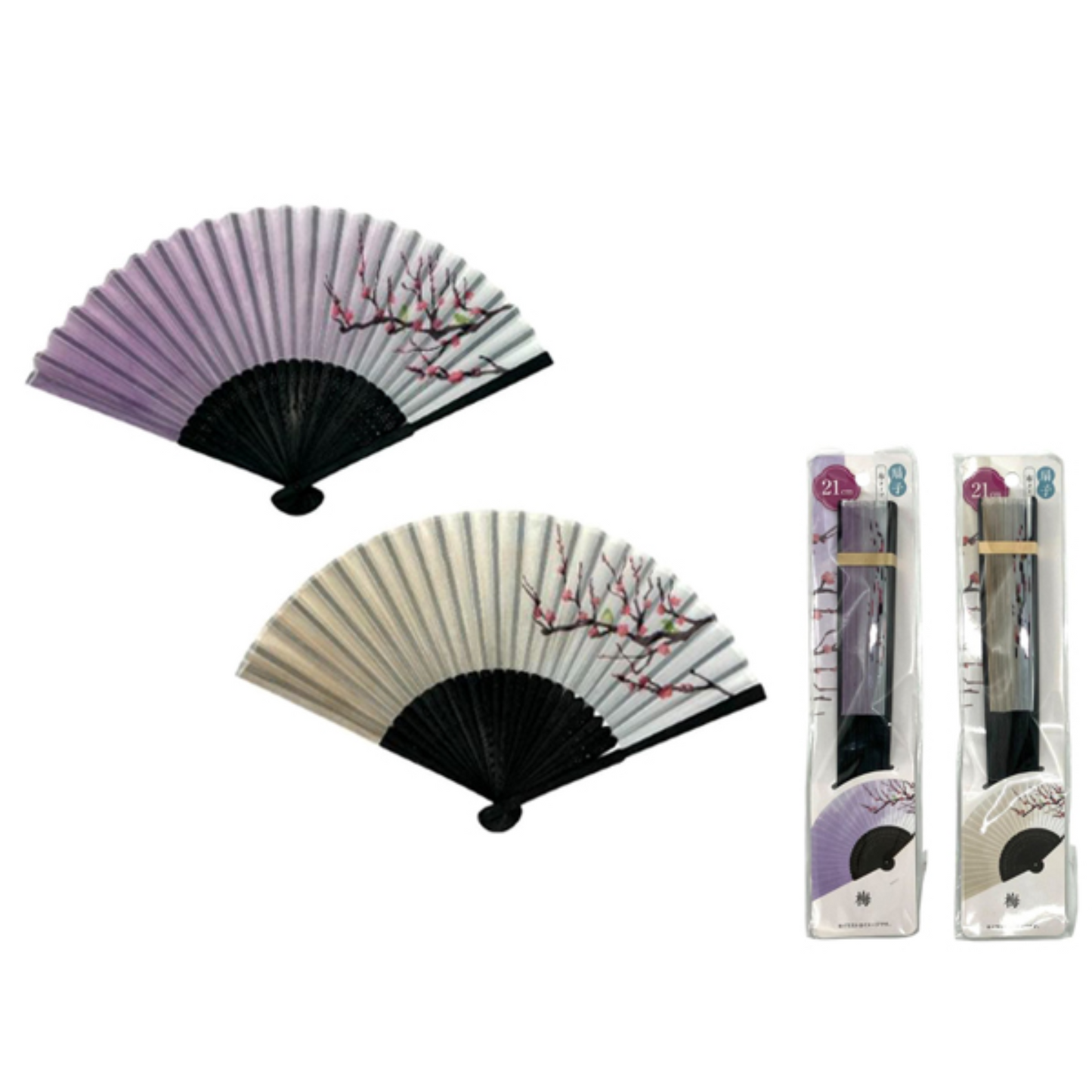 PRE-ORDER! Japanese Hand Fan - Cherry Blossoms