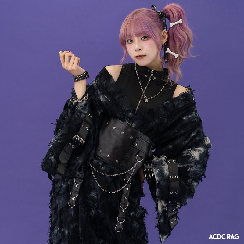 NEW! ACDC RAG - Ash Wolf Kimono