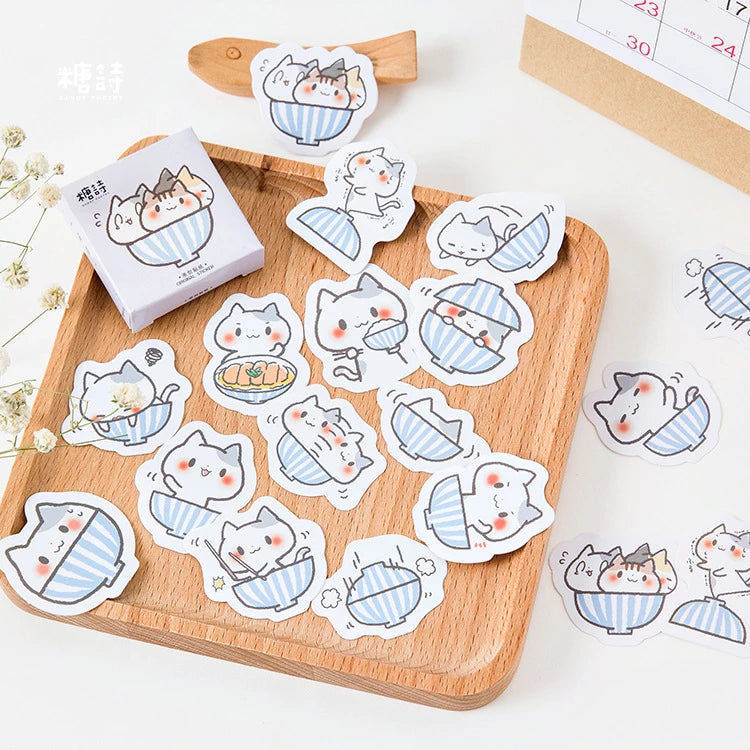 Sticker Box - Ramen Bowl of Cats