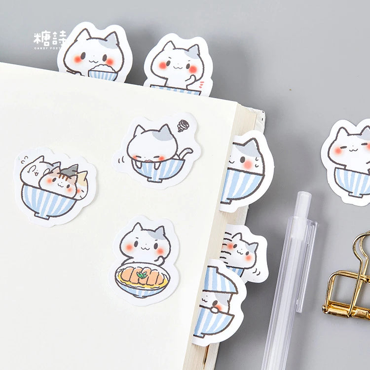 Sticker Box - Ramen Bowl of Cats