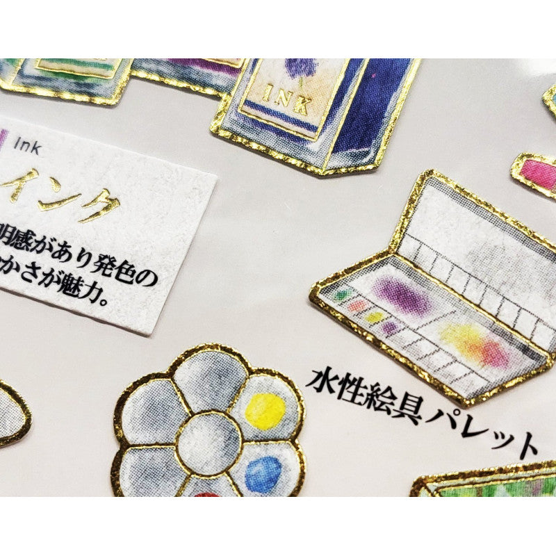 (COMING SOON) Kamio Japan - Otona Sticker Sheet - Art Materials
