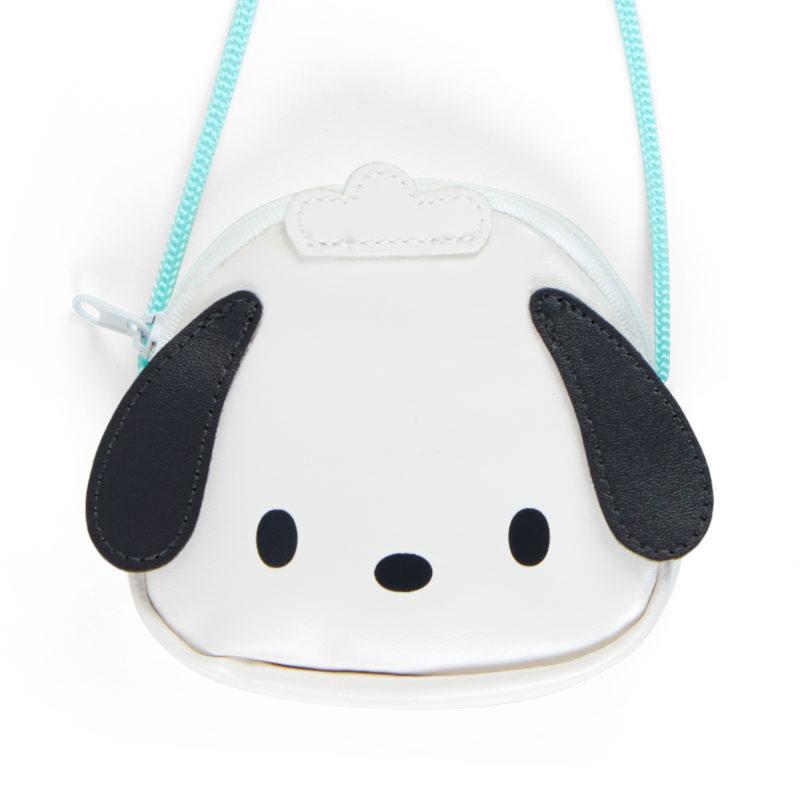 Sanrio Pochacco - Face Coin Purse Pouch with Rope