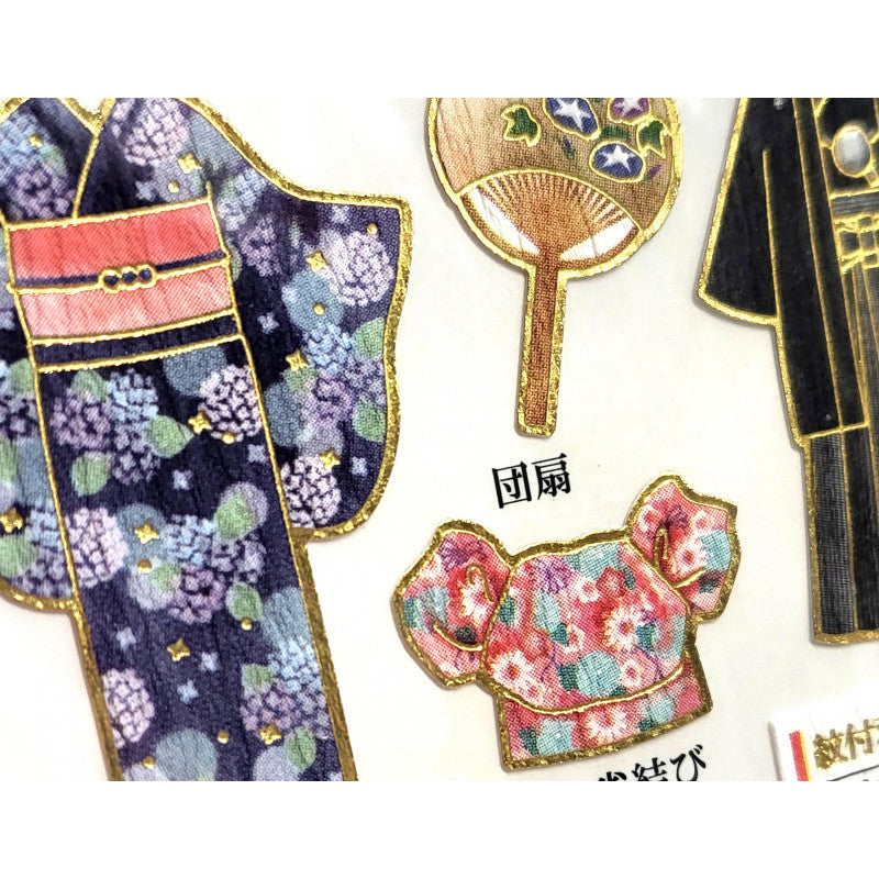 (COMING SOON) Kamio Japan - Otona Sticker Sheet - Japanese Costume