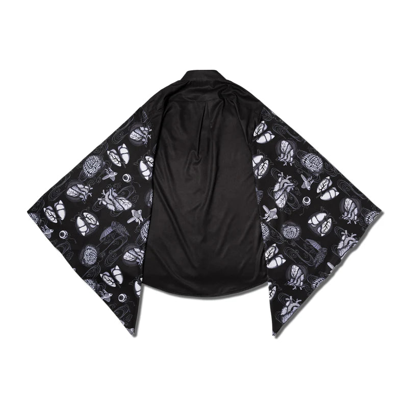 (RESTOCK) ACDC RAG Ochimizu Kimono Shirt – Black/Gray & Black/Purple