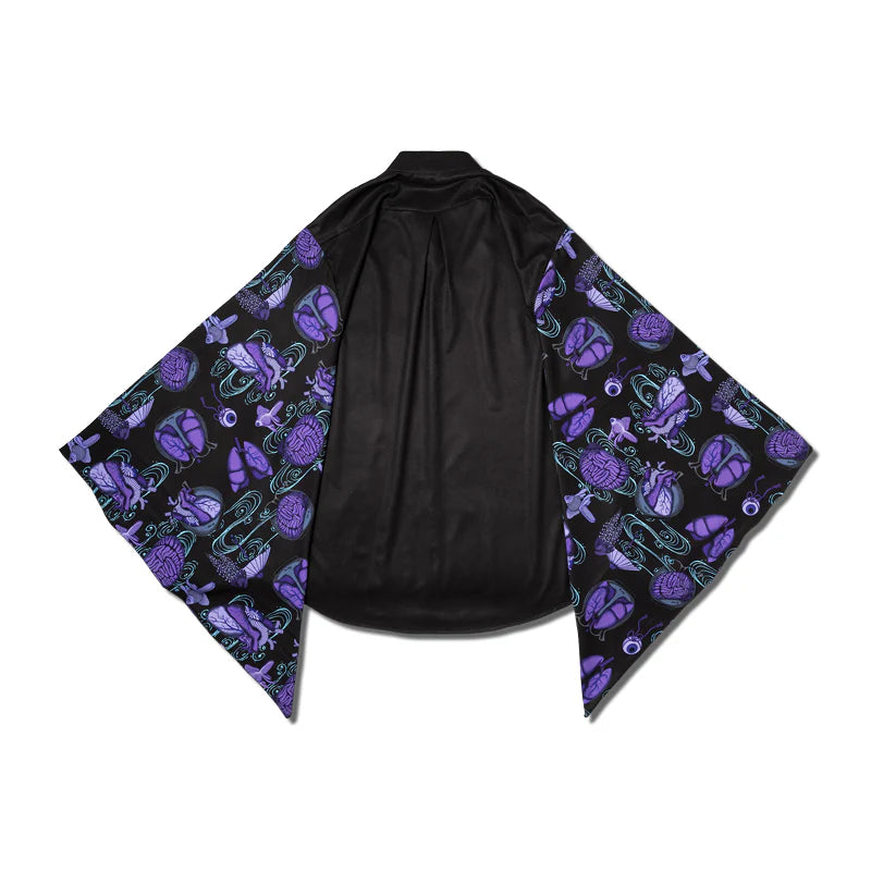 (RESTOCK) ACDC RAG Ochimizu Kimono Shirt – Black/Gray & Black/Purple