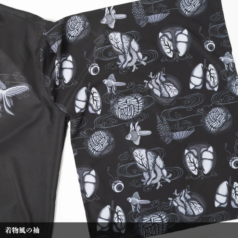 (RESTOCK) ACDC RAG Ochimizu Kimono Shirt – Black/Gray & Black/Purple