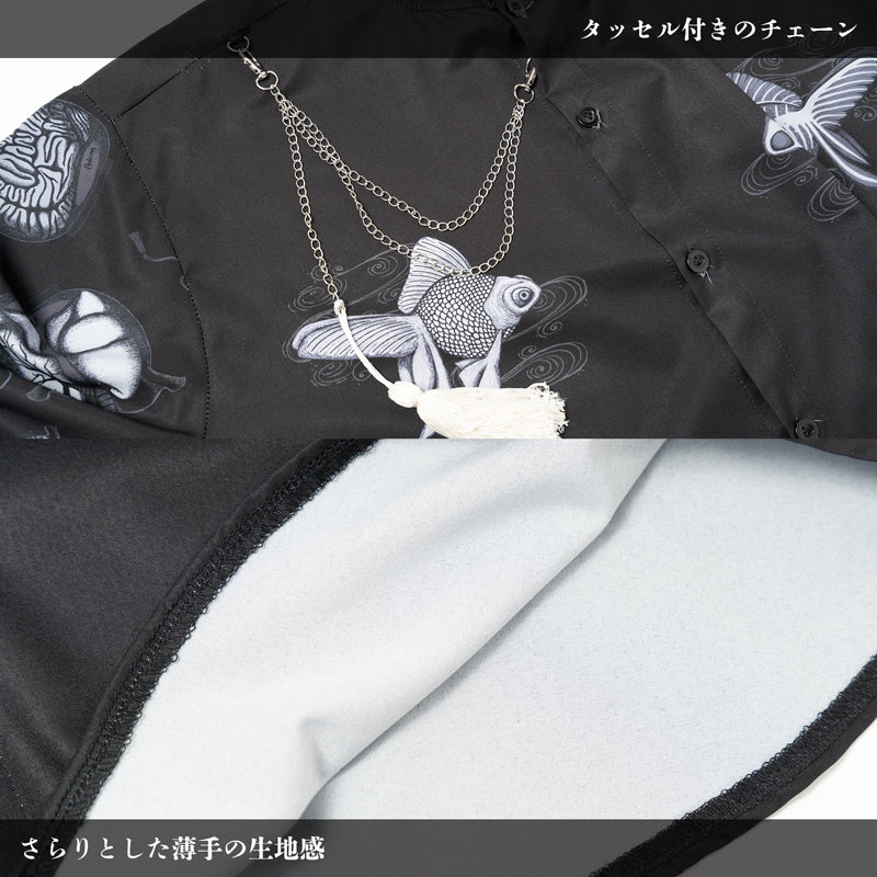 (RESTOCK) ACDC RAG Ochimizu Kimono Shirt – Black/Gray & Black/Purple