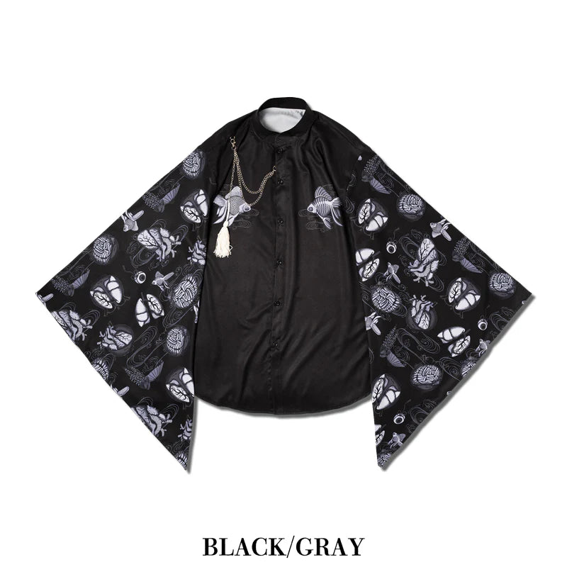 (RESTOCK) ACDC RAG Ochimizu Kimono Shirt – Black/Gray & Black/Purple
