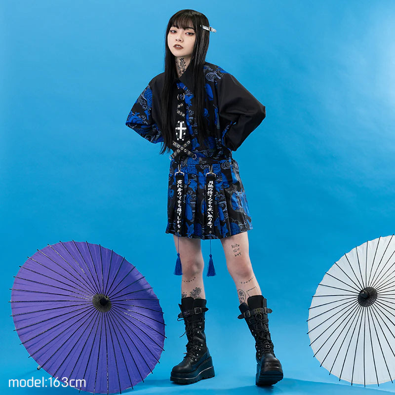 (NEW ARRIVAL) ACDC RAG Wochi Mizu Mini Skirt – Navy