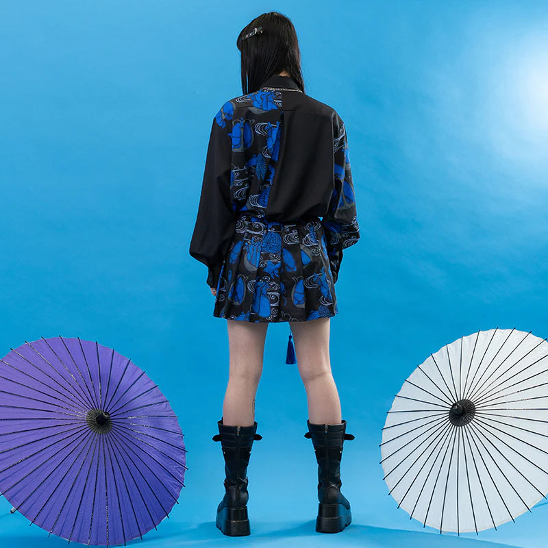 (NEW ARRIVAL) ACDC RAG Wochi Mizu Mini Skirt – Navy