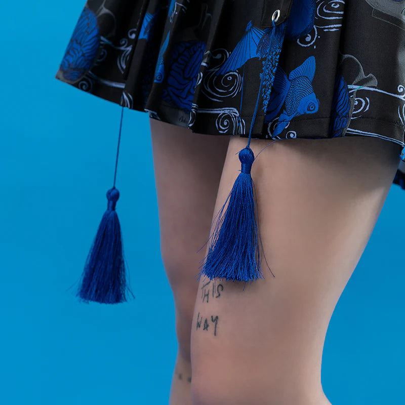 (NEW ARRIVAL) ACDC RAG Wochi Mizu Mini Skirt – Navy