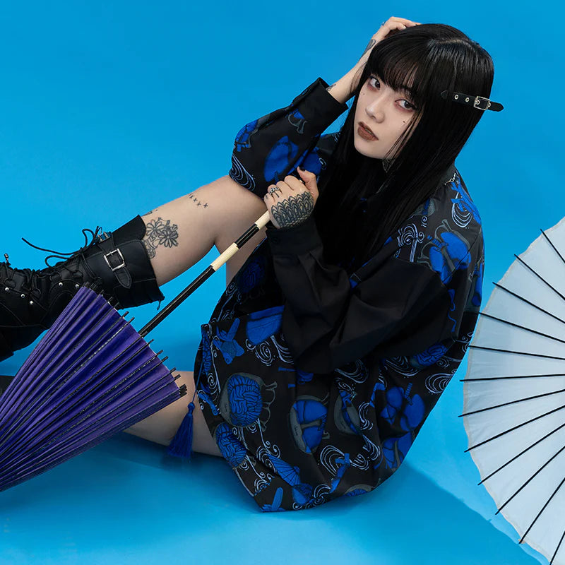 (NEW ARRIVAL) ACDC RAG Wochi Mizu Mini Skirt – Navy