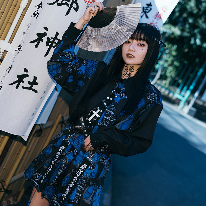 (NEW ARRIVAL) ACDC RAG Wochi Mizu Mini Skirt – Navy