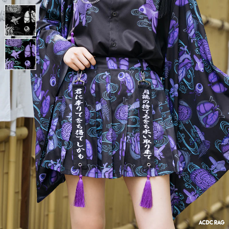(RESTOCK) ACDC RAG Ochimizu Mini Skirt – Black/Purple & Black/Gray
