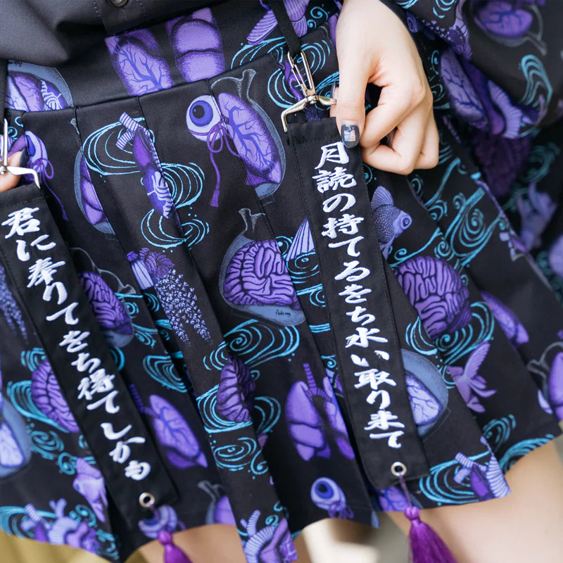 (RESTOCK) ACDC RAG Ochimizu Mini Skirt – Black/Purple & Black/Gray