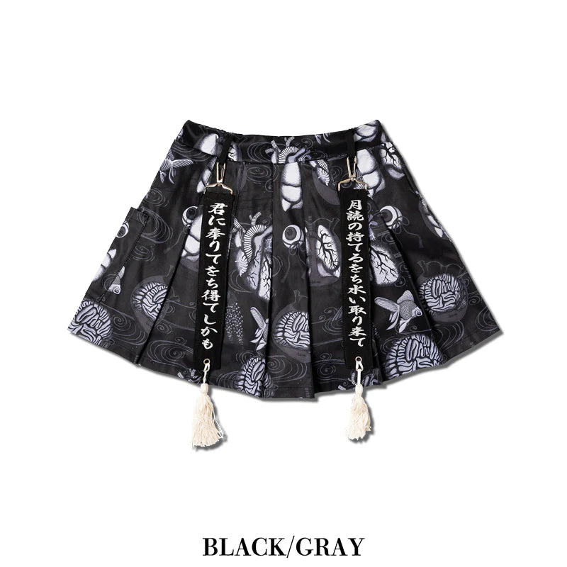 (RESTOCK) ACDC RAG Ochimizu Mini Skirt – Black/Purple & Black/Gray