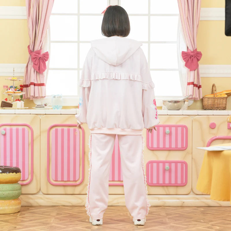 (RESTOCK) ACDC RAG Sweet Magical Unicorn Zip Hoodie – Pink