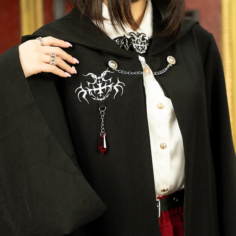 ACDC RAG Vampire School Cloak Robe – Black