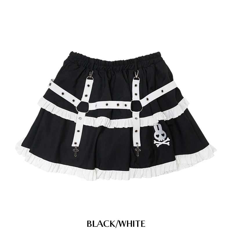 ACDC RAG Punky Bunny Skirt – Black/Pink & Black/White