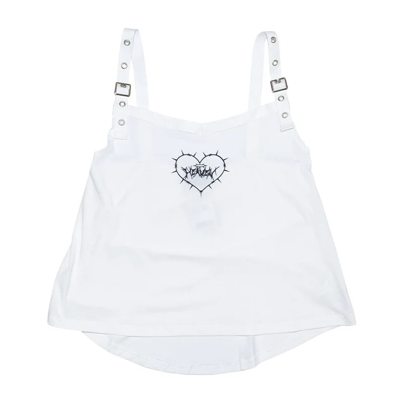 ACDC RAG Angel Punk Camisole – White/Pastel Blue
