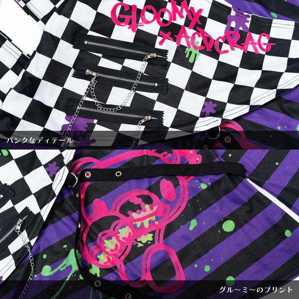 (NEW ARRIVAL) ACDC RAG x Gloomy Bear - Vivid Plus Size Long Sleeve