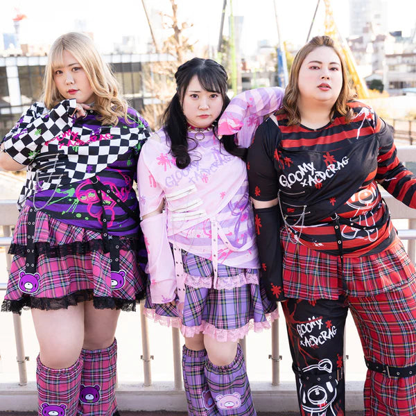 (NEW ARRIVAL) ACDC RAG x Gloomy Bear - Vivid Plus Size Long Sleeve