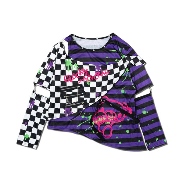 (NEW ARRIVAL) ACDC RAG x Gloomy Bear - Vivid Plus Size Long Sleeve