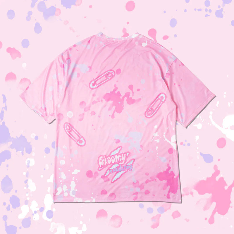 ACDC RAG x Gloomy Bear - Oversized Tee Shirt Pastel Pink